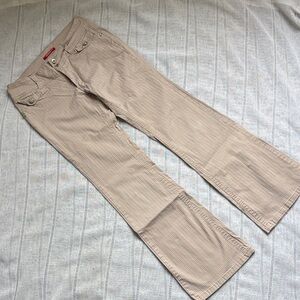 UNIONBAY Y2k Low Rise Beige Flared Pants
